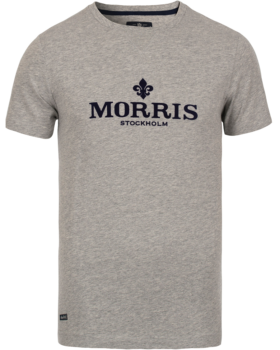 Herre | T-Shirts | Morris | Logo Tee Grey