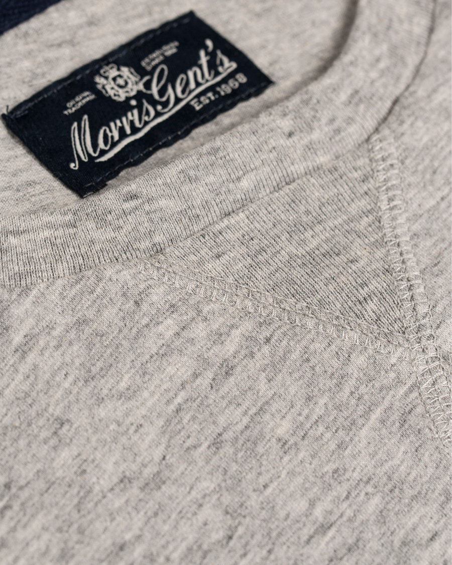 Herre | T-Shirts | Morris | Logo Tee Grey