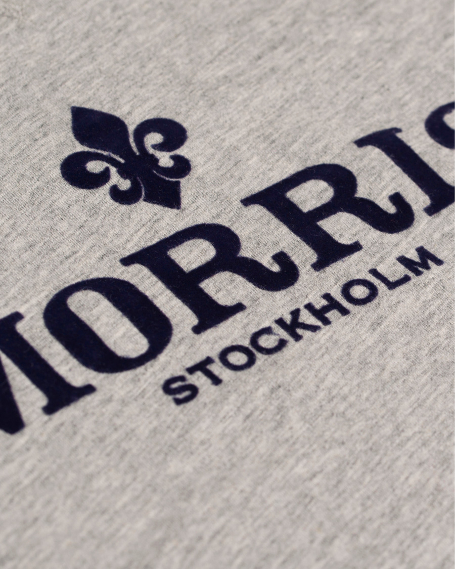 Herre | T-Shirts | Morris | Logo Tee Grey