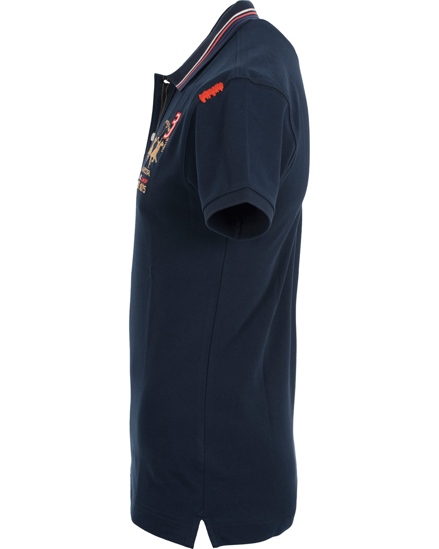 Herre | Pikéer | La Martina | Logo Polo Piqué Navy