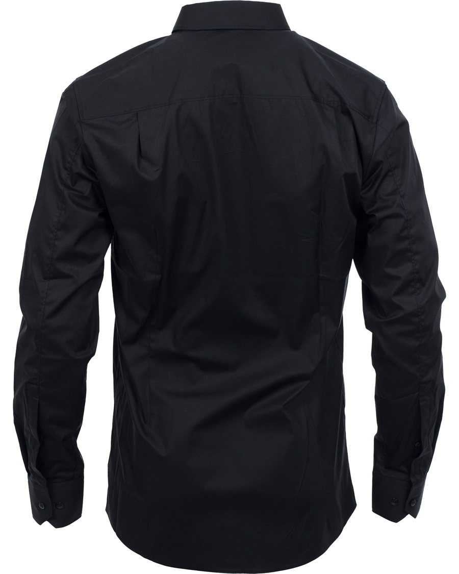 Herre | Skjorter | HUGO | Elisha Slim Fit Shirt Black