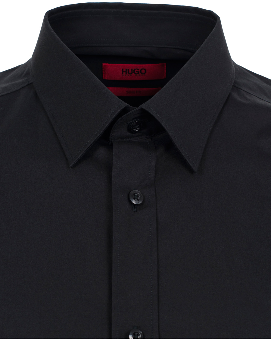 Herre | Skjorter | HUGO | Elisha Slim Fit Shirt Black