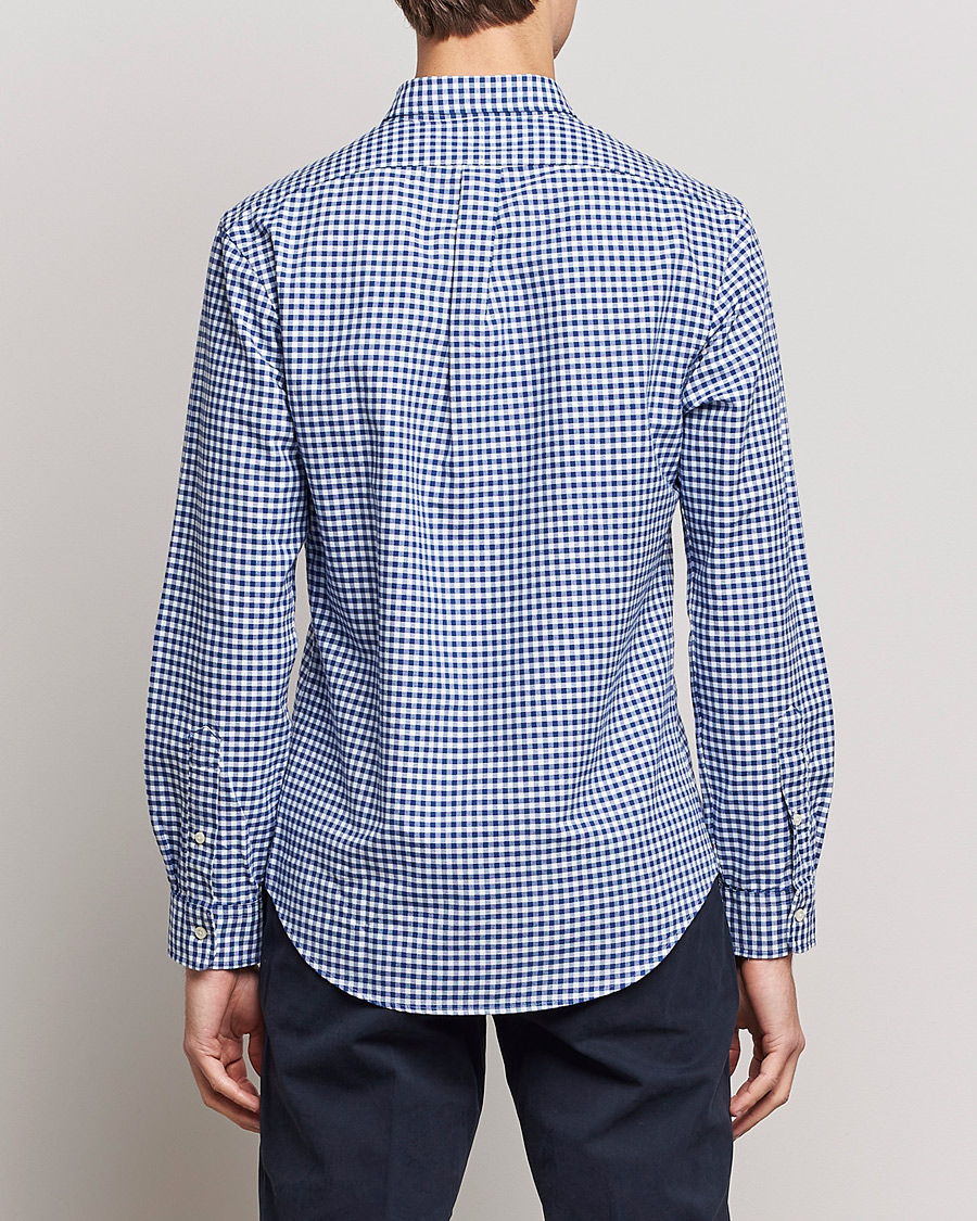 Herre | Skjorter | Polo Ralph Lauren | Slim Fit Shirt Oxford Blue/White Gingham