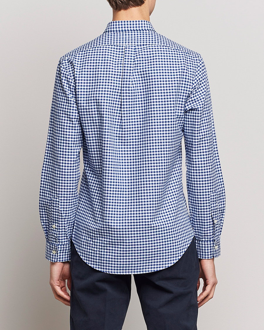Herre | Skjorter | Polo Ralph Lauren | Slim Fit Shirt Oxford Blue/White Gingham S