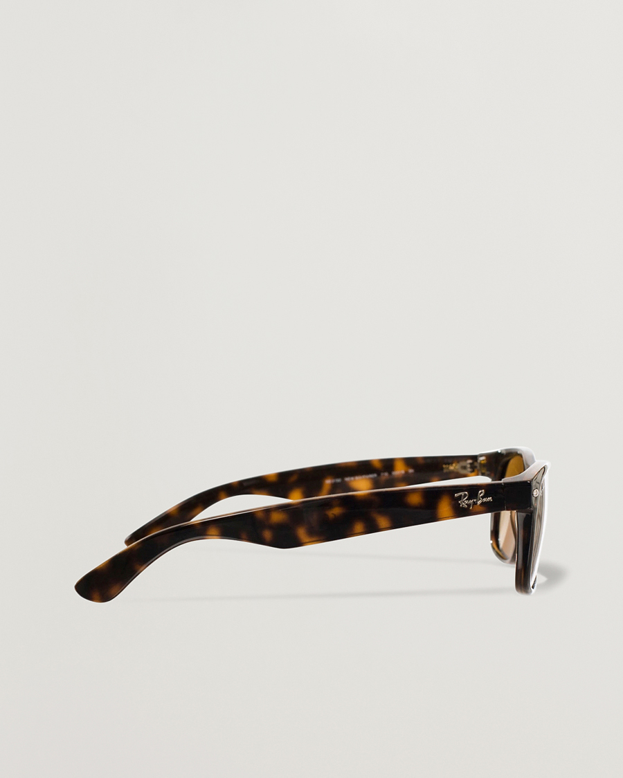 Herre | Solbriller | Ray-Ban | New Wayfarer Sunglasses Light Havana/Crystal Brown
