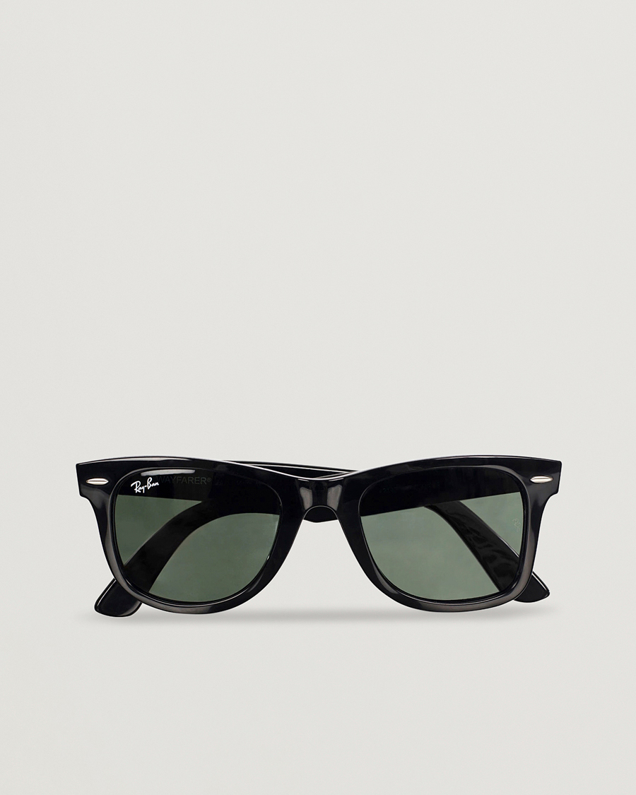 Herre | Solbriller | Ray-Ban | Original Wayfarer Sunglasses Black/Crystal Green
