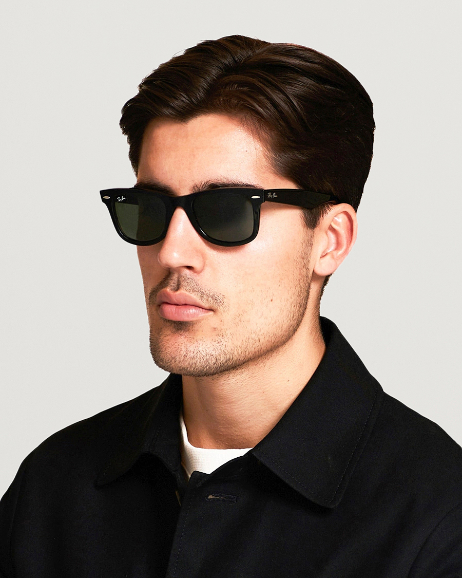 Herre | Ray-Ban | Ray-Ban | Original Wayfarer Sunglasses Black/Crystal Green