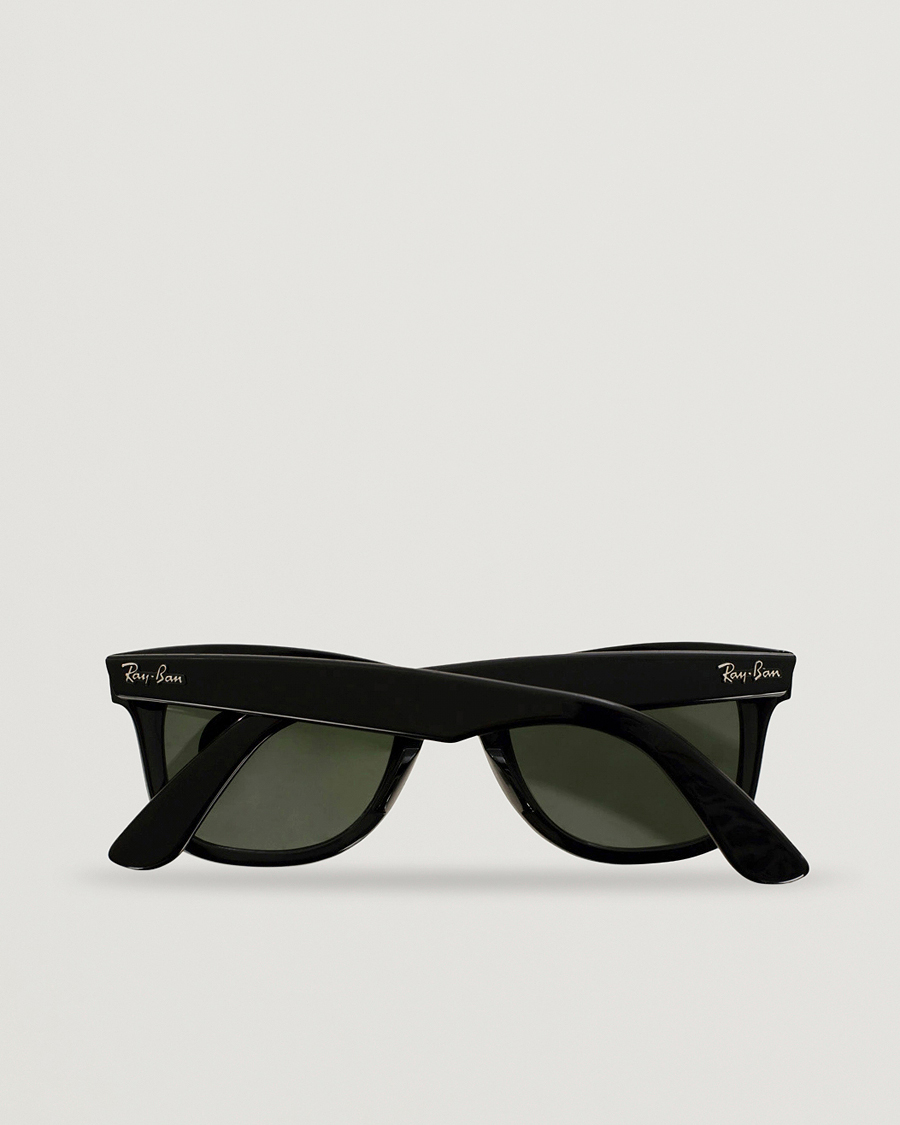 Herre | Ray-Ban Original Wayfarer Sunglasses Black/Crystal Green | Ray-Ban | Original Wayfarer Sunglasses Black/Crystal Green