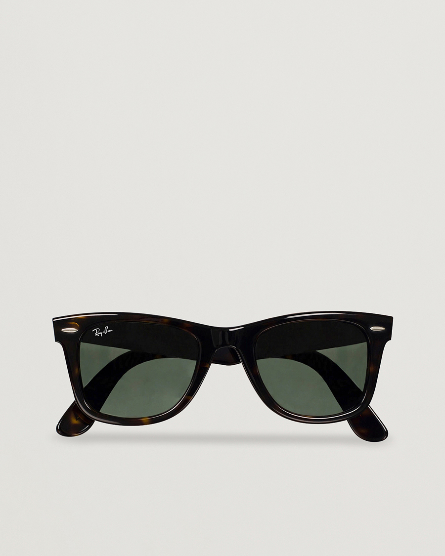 Herre | Solbriller | Ray-Ban | Original Wayfarer Sunglasses Tortoise/Crystal Green