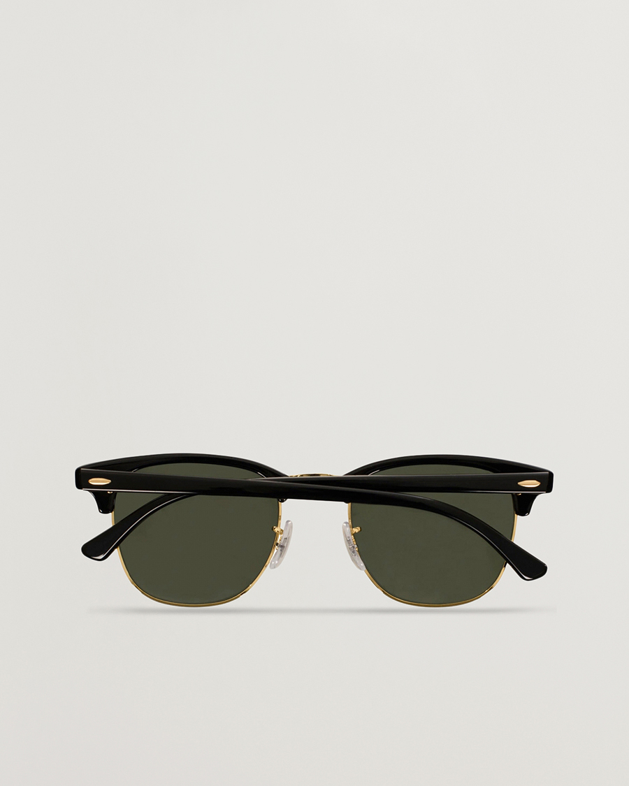 Herre | Solbriller | Ray-Ban | Clubmaster Sunglasses Ebony/Crystal Green