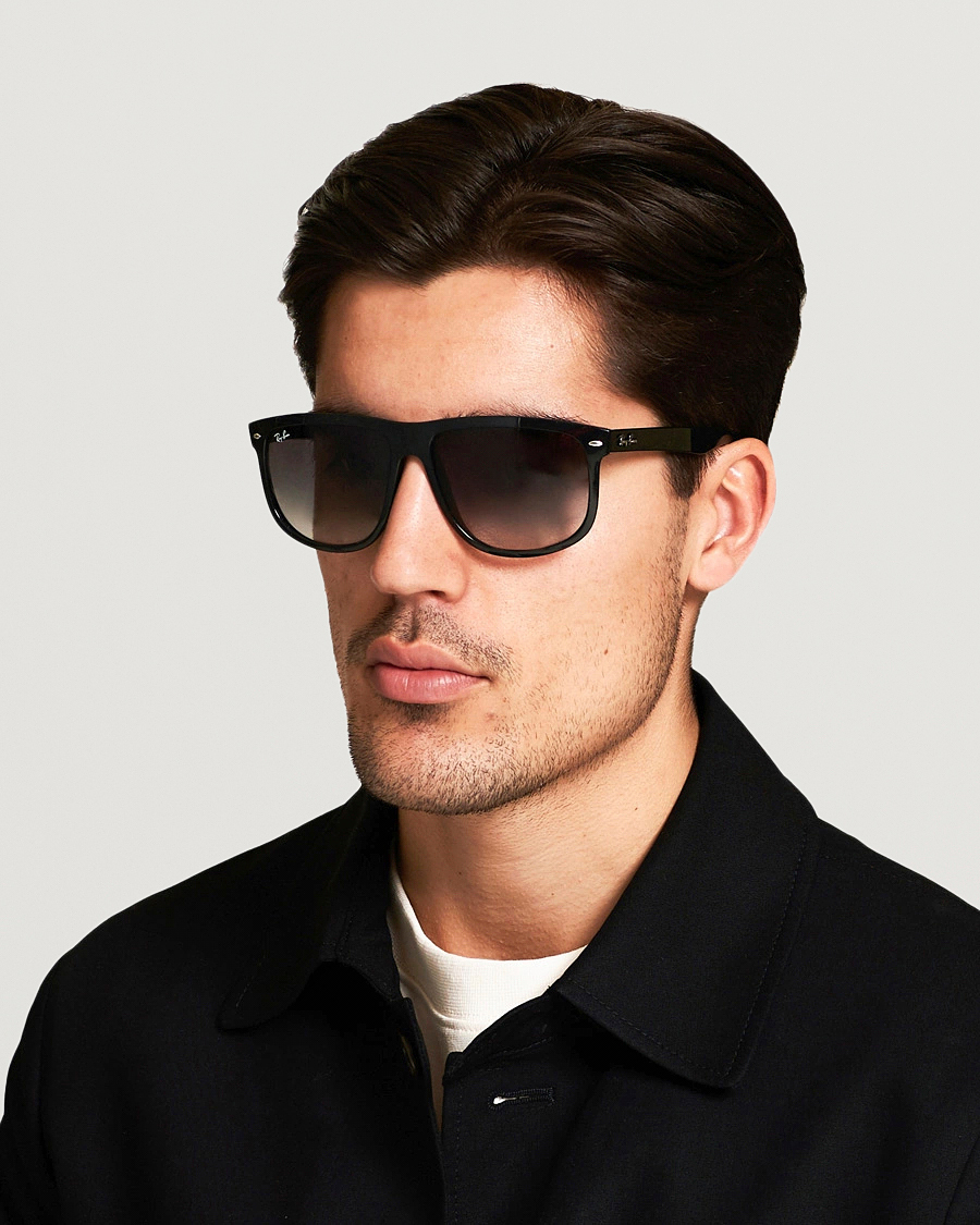 Herre | Solbriller | Ray-Ban | RB4147 Sunglasses Black/Chrystal Grey Gradient