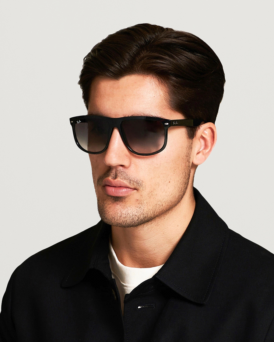 Herre | Ray-Ban | Ray-Ban | RB4147 Sunglasses Black/Chrystal Grey Gradient