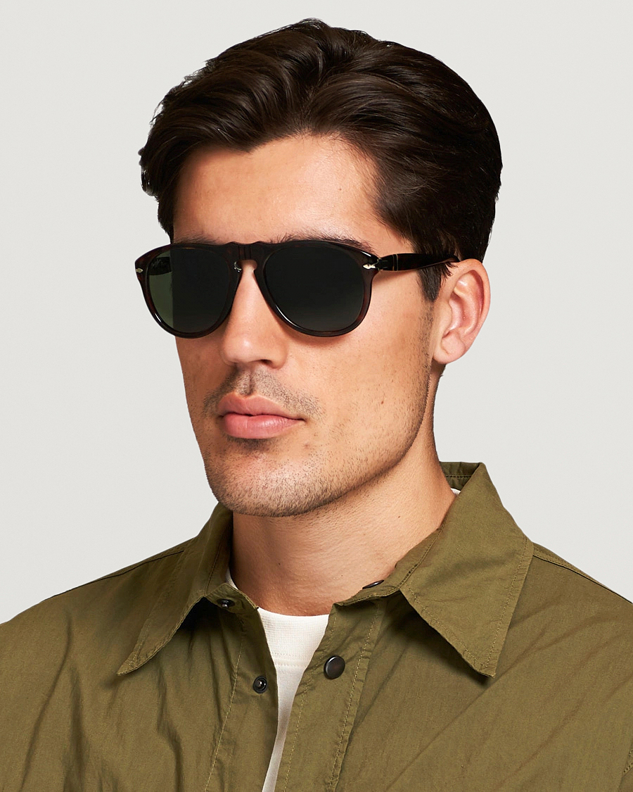 Herre | Persol | Persol | 0PO0649 Sunglasses Havana/Crystal Green