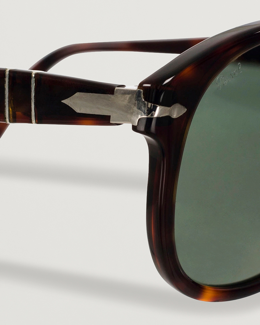 Herre | Solbriller | Persol | 0PO0649 Sunglasses Havana/Crystal Green