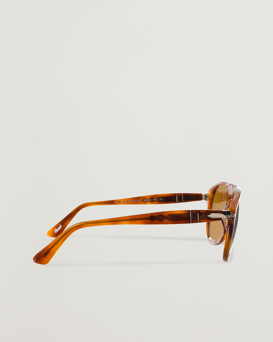 Herre | Persol 0PO0649 Sunglasses Light Havana/Crystal Brown | Persol | 0PO0649 Sunglasses Light Havana/Crystal Brown