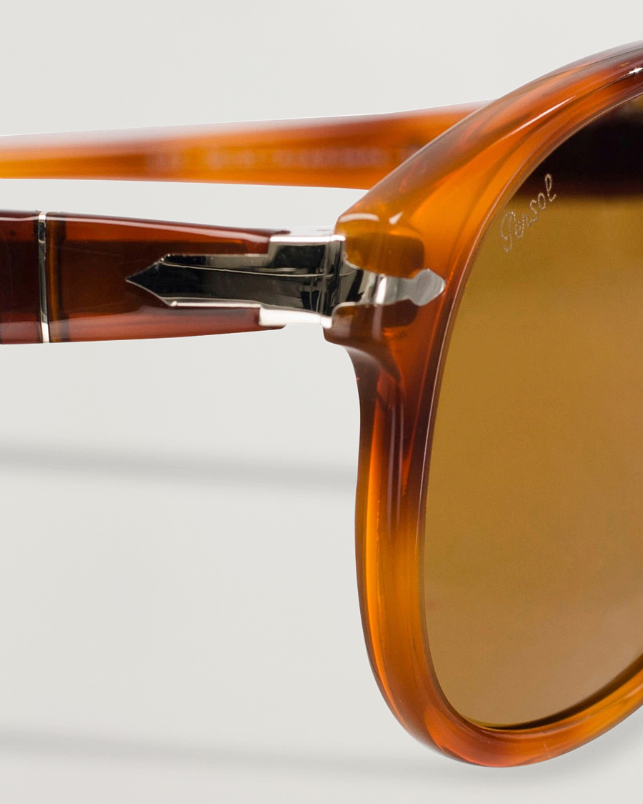 Herre | Persol 0PO0649 Sunglasses Light Havana/Crystal Brown | Persol | 0PO0649 Sunglasses Light Havana/Crystal Brown