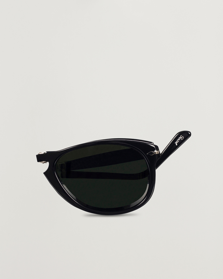 Herre | Solbriller | Persol | 0PO0714 Folding Sunglasses Black/Crystal Green