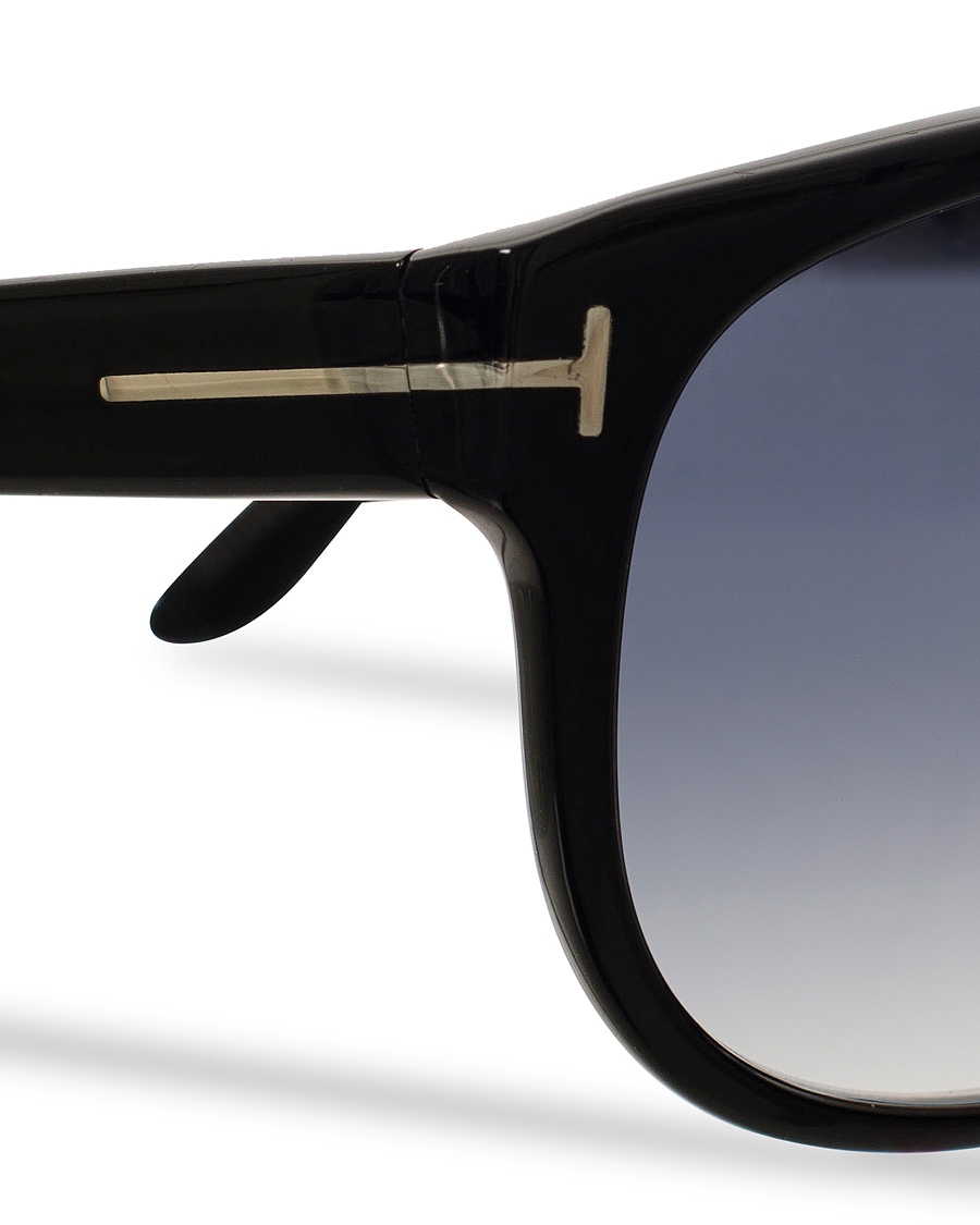 Herre | Tom Ford Kristen FT0375 D-Frame Sunglasses Black/Blue | Tom Ford | Kristen FT0375 D-Frame Sunglasses Black/Blue