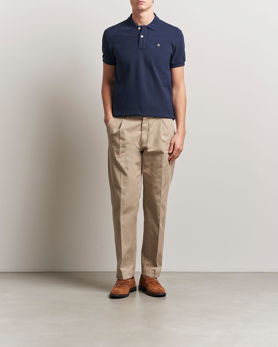 Herre | Pikéer | Morris | New Piqué Navy