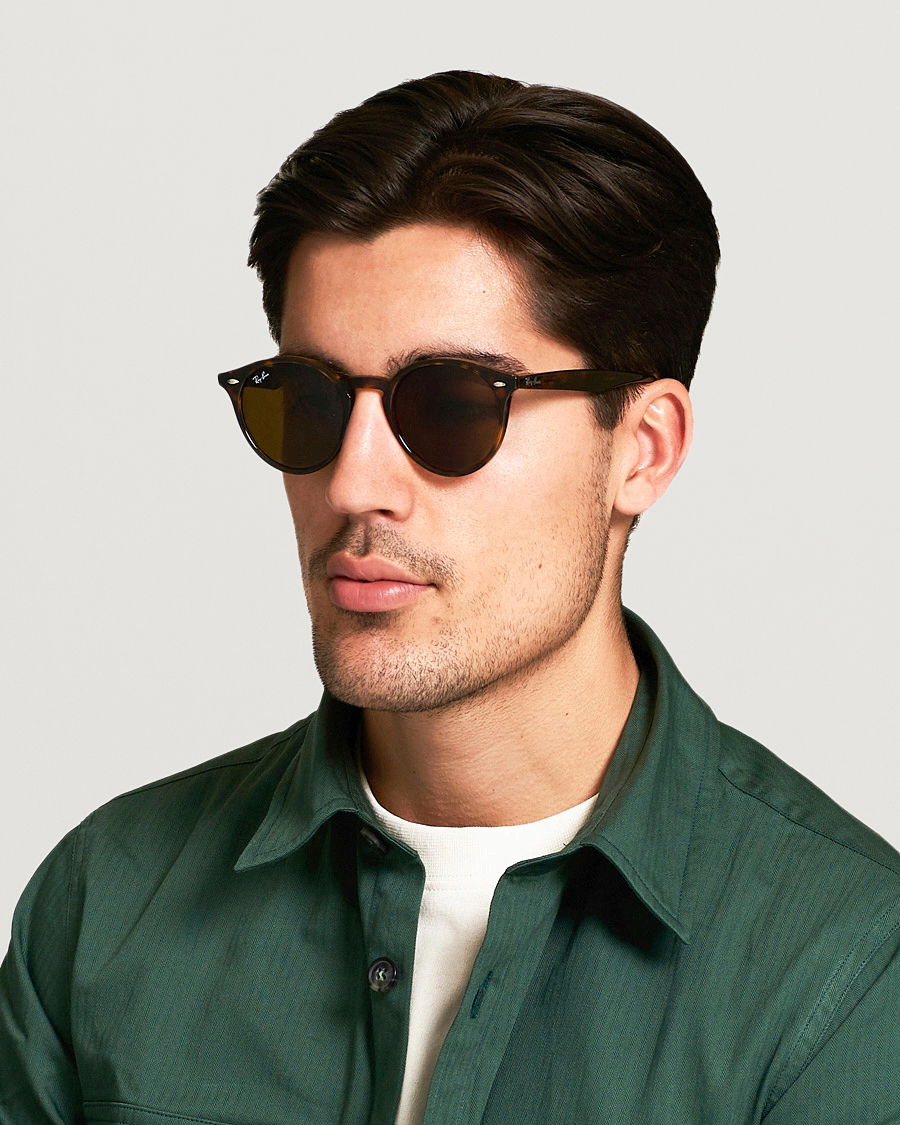 Herre | Solbriller | Ray-Ban | RB2180 Acetat Sunglasses Dark Havana/Dark Brown