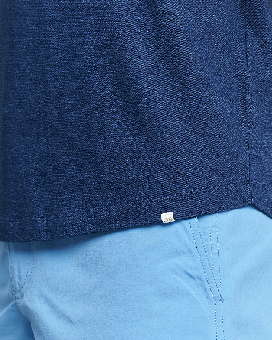 Herre | T-Shirts | Orlebar Brown | OB V-Neck Tee Denim Pigment
