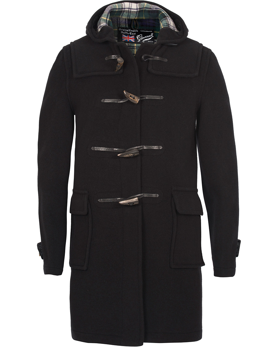 Herre | Jakker | Gloverall | Morris Duffel Coat Black