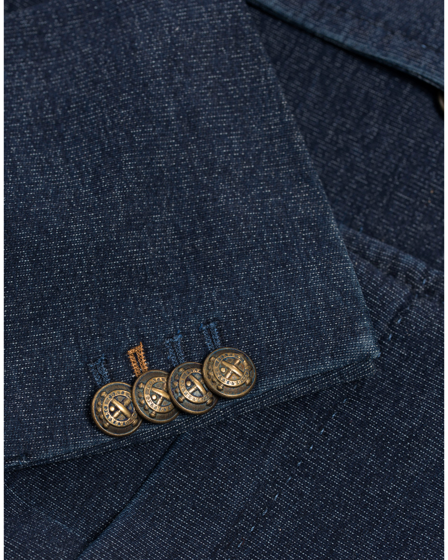 Herre | Dressjakker | Circolo 1901 | Circolo Double Breasted Jersey Blazer Indigo Blue