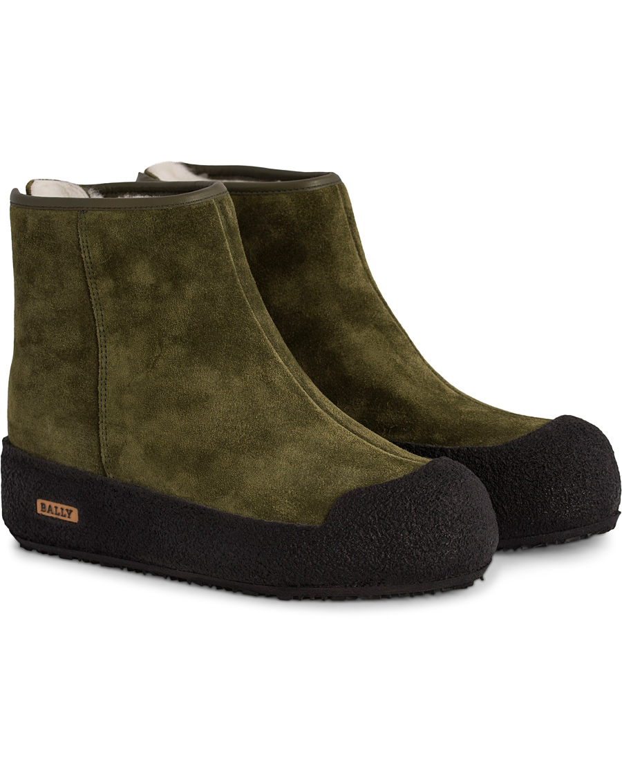 Herre | BALLY Woman Guard II L Curling Boot Caper Green | Bally | Woman Guard II L Curling Boot Caper Green