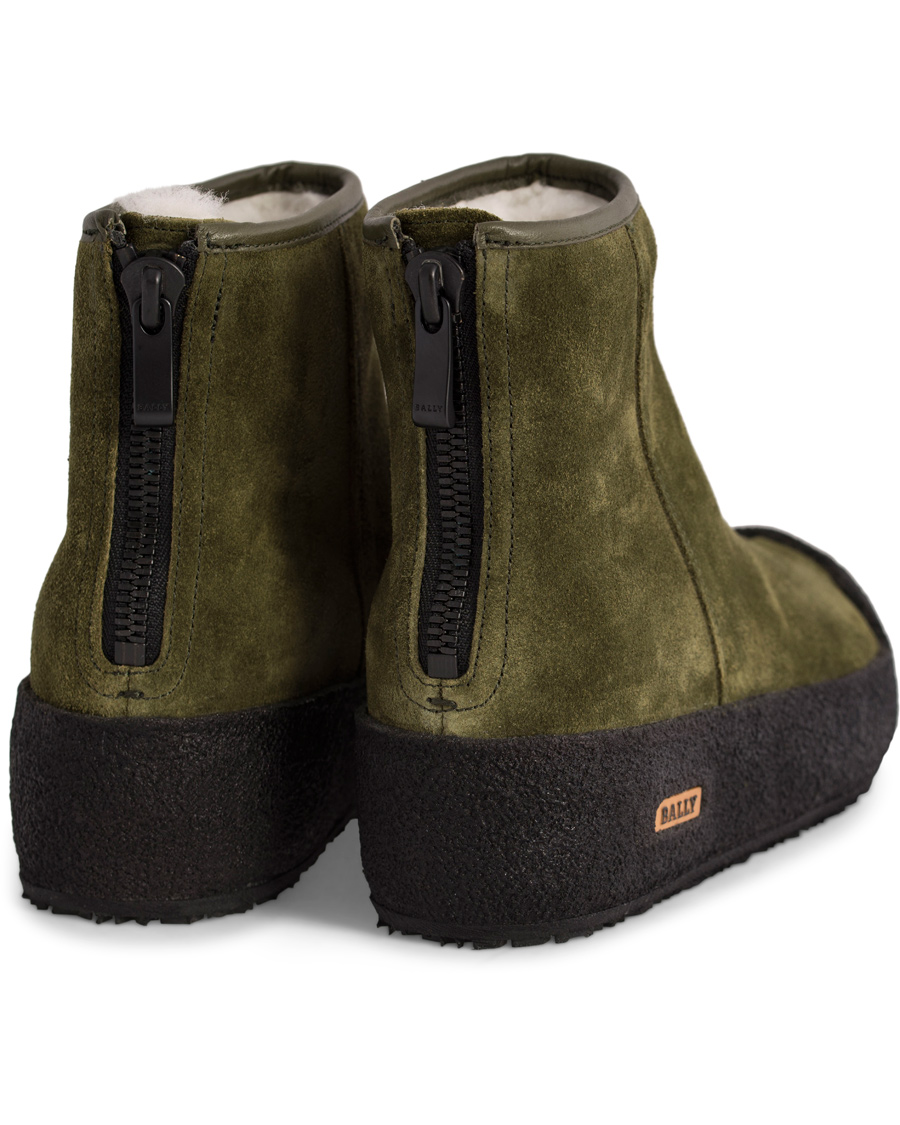 Herre | BALLY Woman Guard II L Curling Boot Caper Green | Bally | Woman Guard II L Curling Boot Caper Green