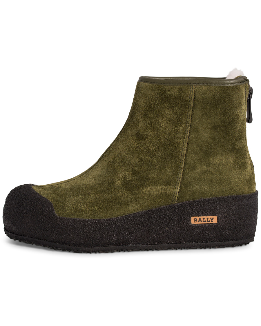 Herre | BALLY Woman Guard II L Curling Boot Caper Green | Bally | Woman Guard II L Curling Boot Caper Green