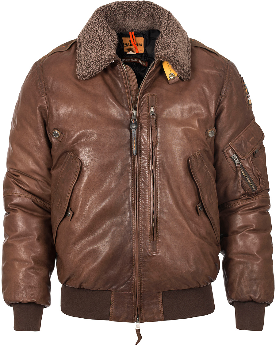 parajumpers distressed leather
