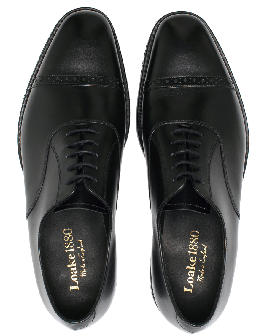 Herre | Loake 1880 Cadogan Oxford Black Calf | Loake 1880 | Cadogan Oxford Black Calf