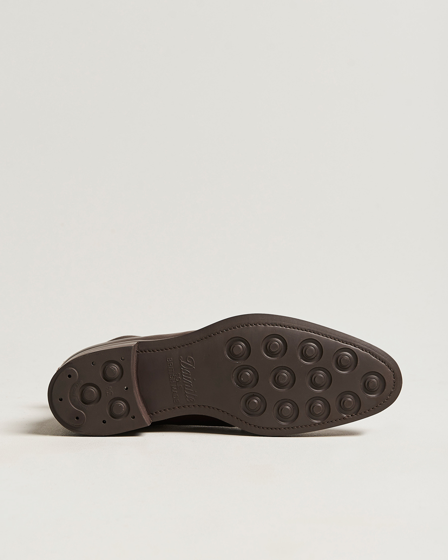 Herre | Støvler | Edward Green | Galway Grained Boot Dark Brown Utah Calf