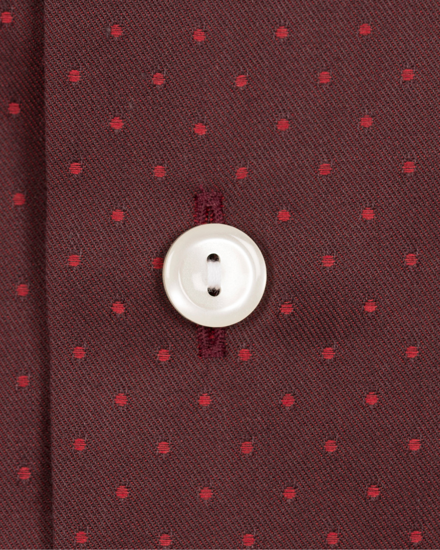 Herre | Skjorter | Eton | Slim Fit Shirt Red Ribbon Dot Red