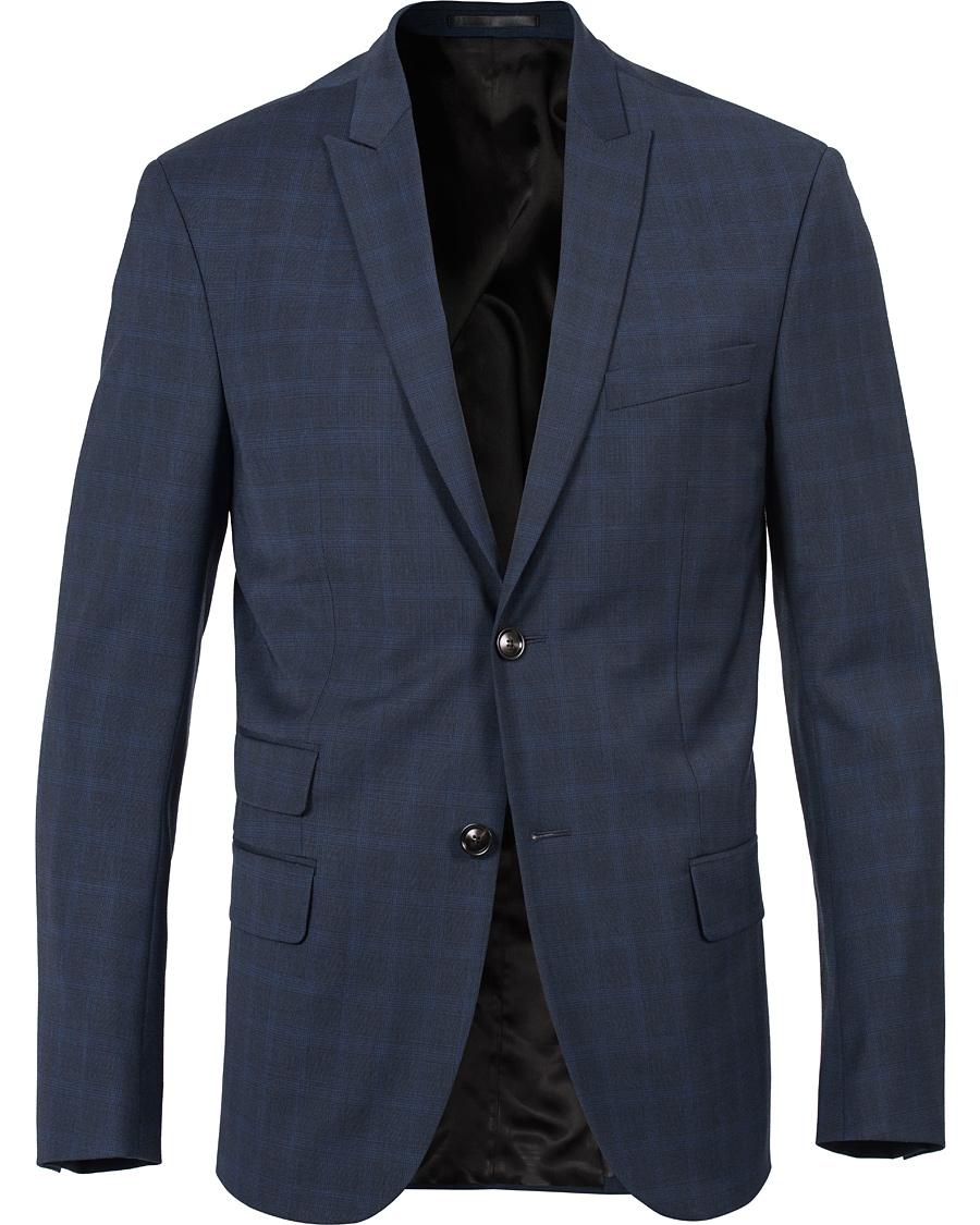 Herre | Dressjakker | Filippa K | Rick Suit Jacket Tonal Check Royal Blue 50