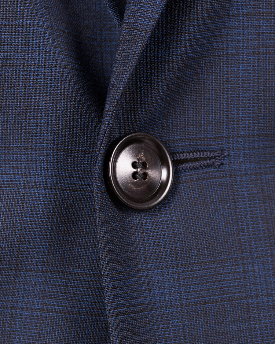 Herre | Dressjakker | Filippa K | Rick Suit Jacket Tonal Check Royal Blue 50