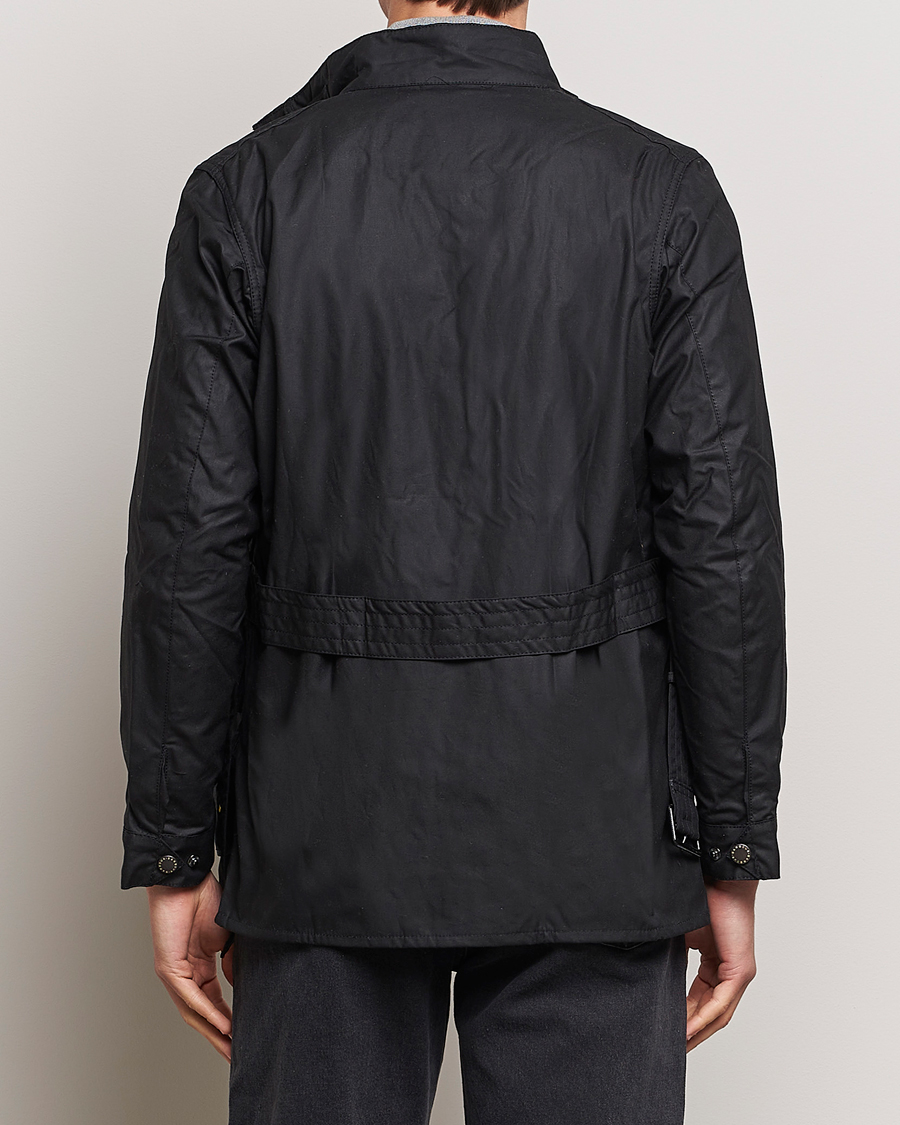 Herre | Jakker | Barbour International | Slim Wax Jacket Black