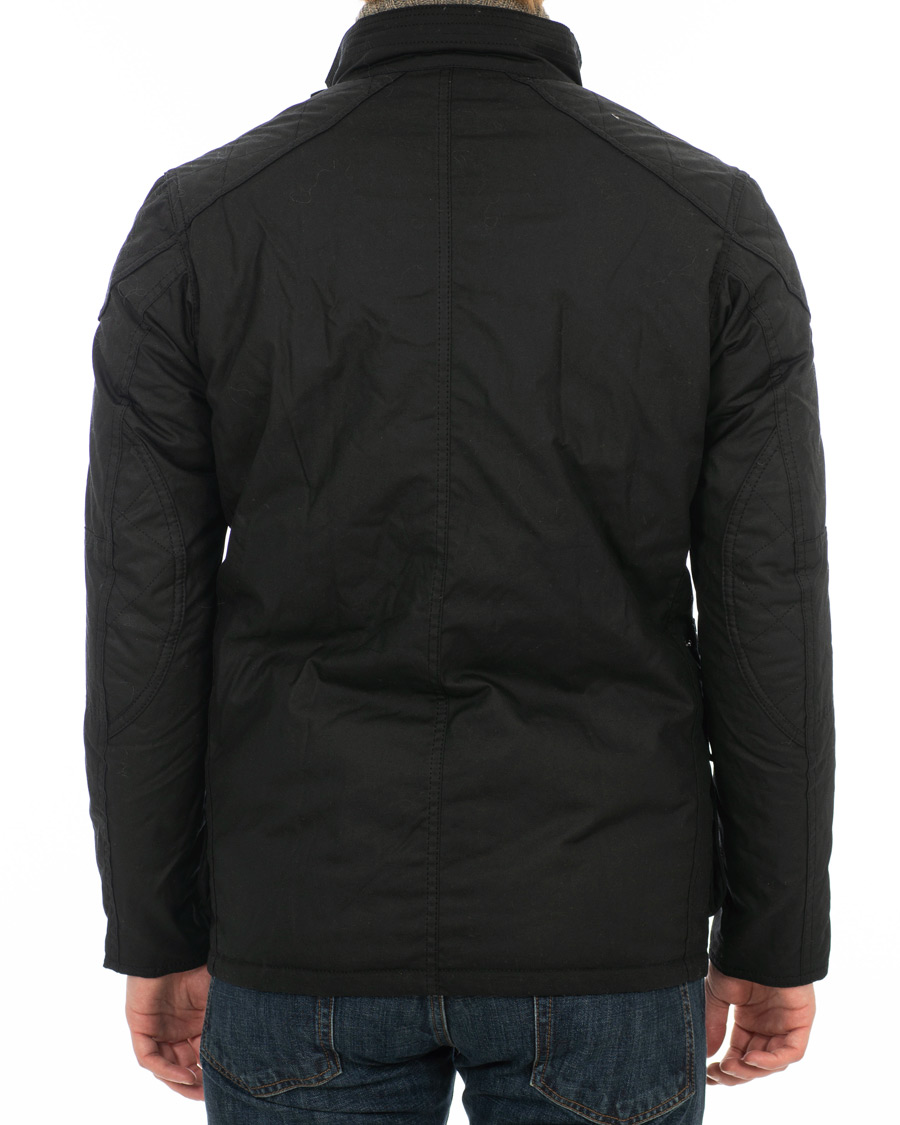 Herre | Jakker | Barbour International | Gauge Wax Jacket Black