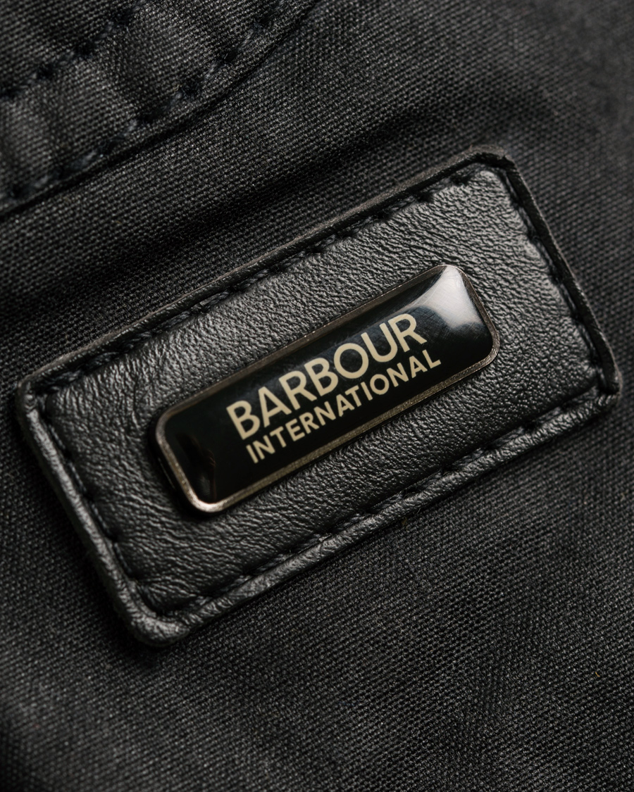 Herre | Jakker | Barbour International | Gauge Wax Jacket Black
