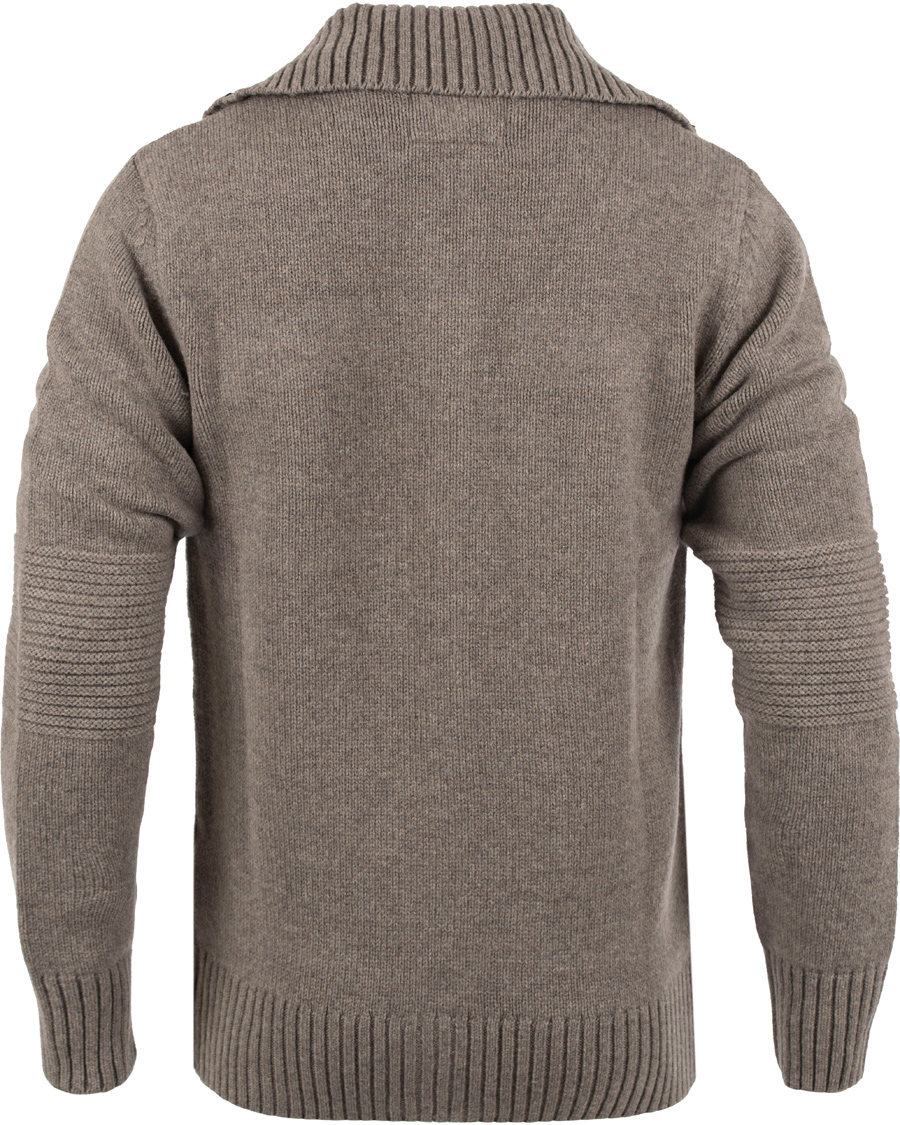Herre | Gensere | Barbour International | Burn Full Zip Antique Grey