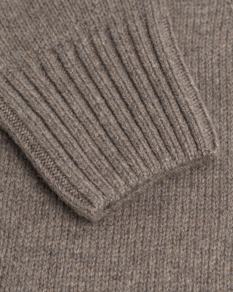 Herre | Gensere | Barbour International | Burn Full Zip Antique Grey