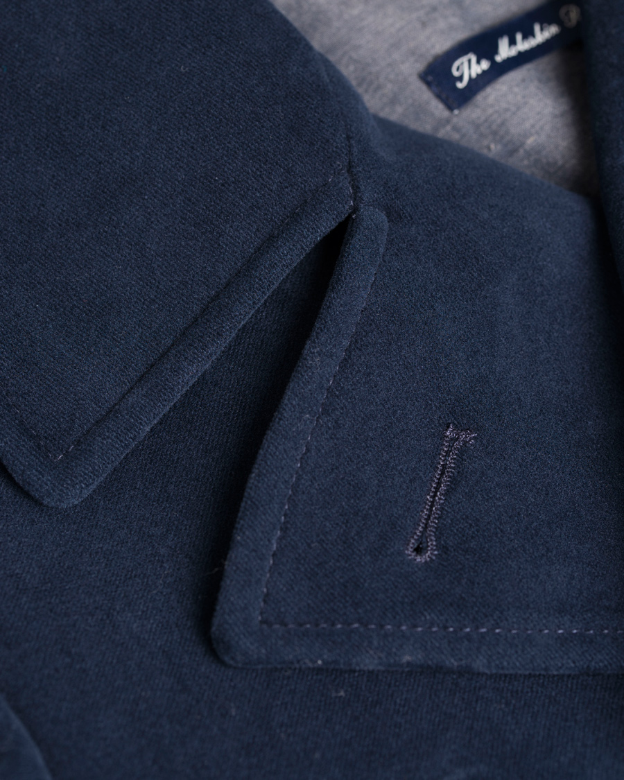 Herre | Jakker | GANT | The Moleskin Peacoat Navy