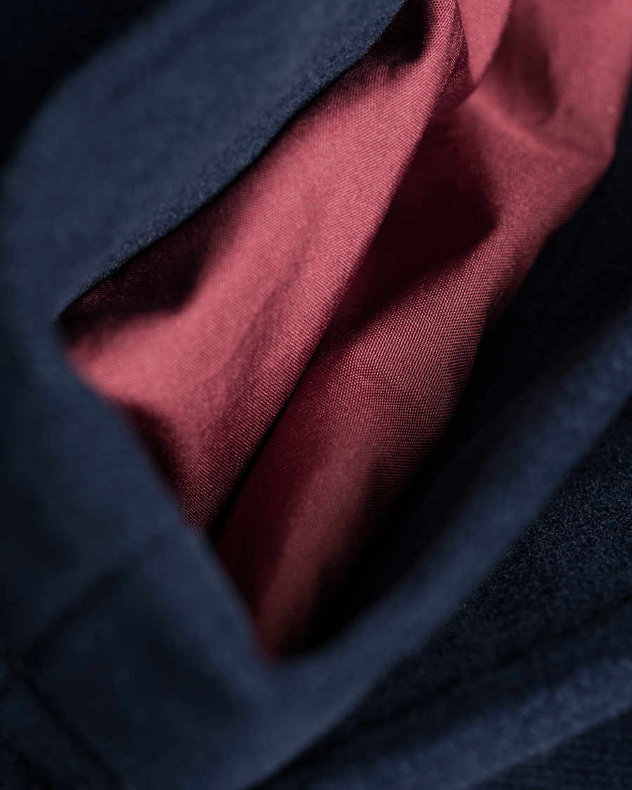 Herre | Jakker | GANT | The Moleskin Peacoat Navy