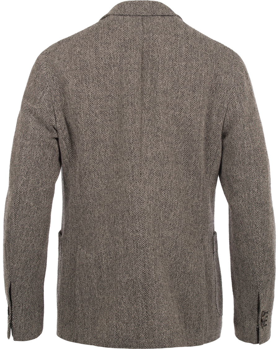 Herre | Dressjakker | GANT | The Arcive Herringbone Blazer Antracite Melange