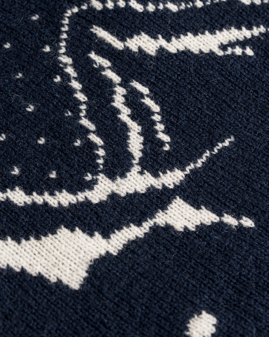 Herre | Gensere | GANT | Snowball Lambswool Crew Evening Blue
