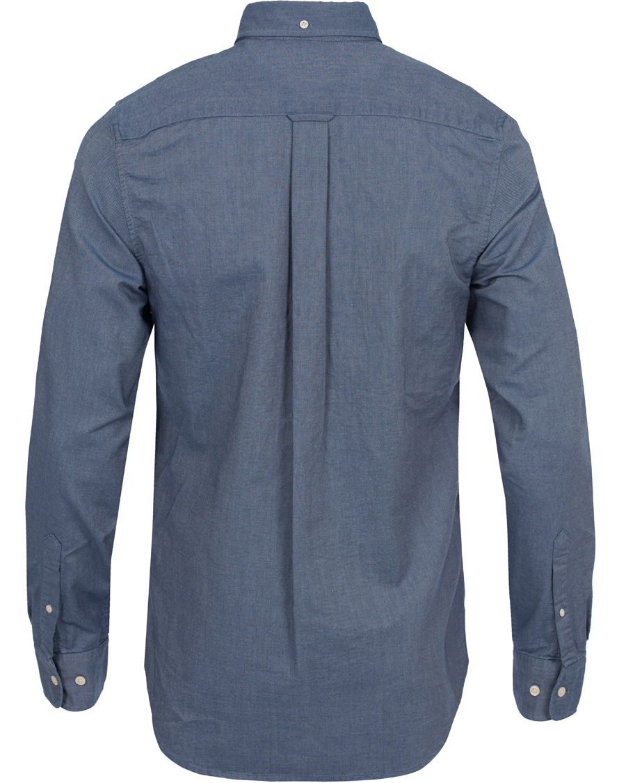 Herre | Skjorter | GANT Diamond G | The Perfect Oxford Fitted Body Shirt Navy