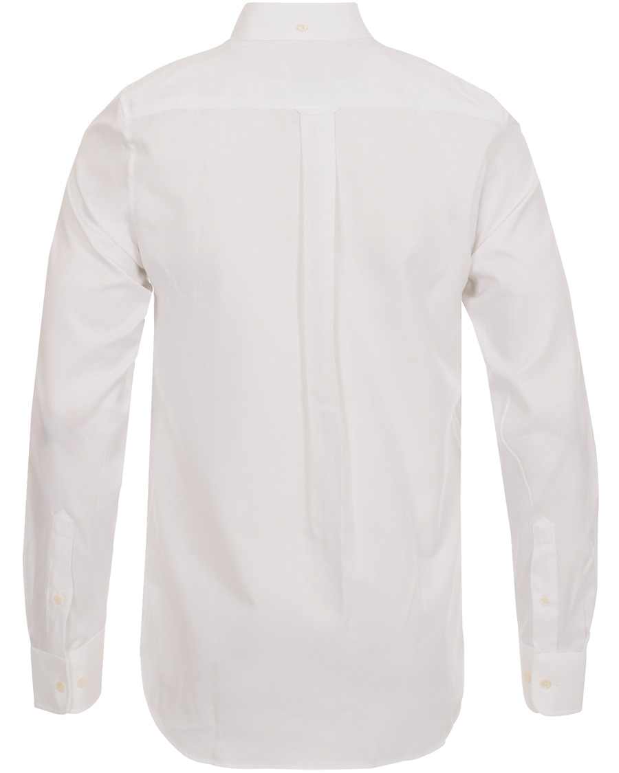 Herre | Skjorter | GANT Diamond G | The Pinpoint Oxford Fitted Body Shirt White