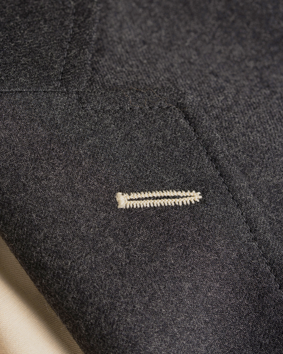 Herre | Dressjakker | GANT Rugger | The Luxe Flannel Blazer Graphite Melange