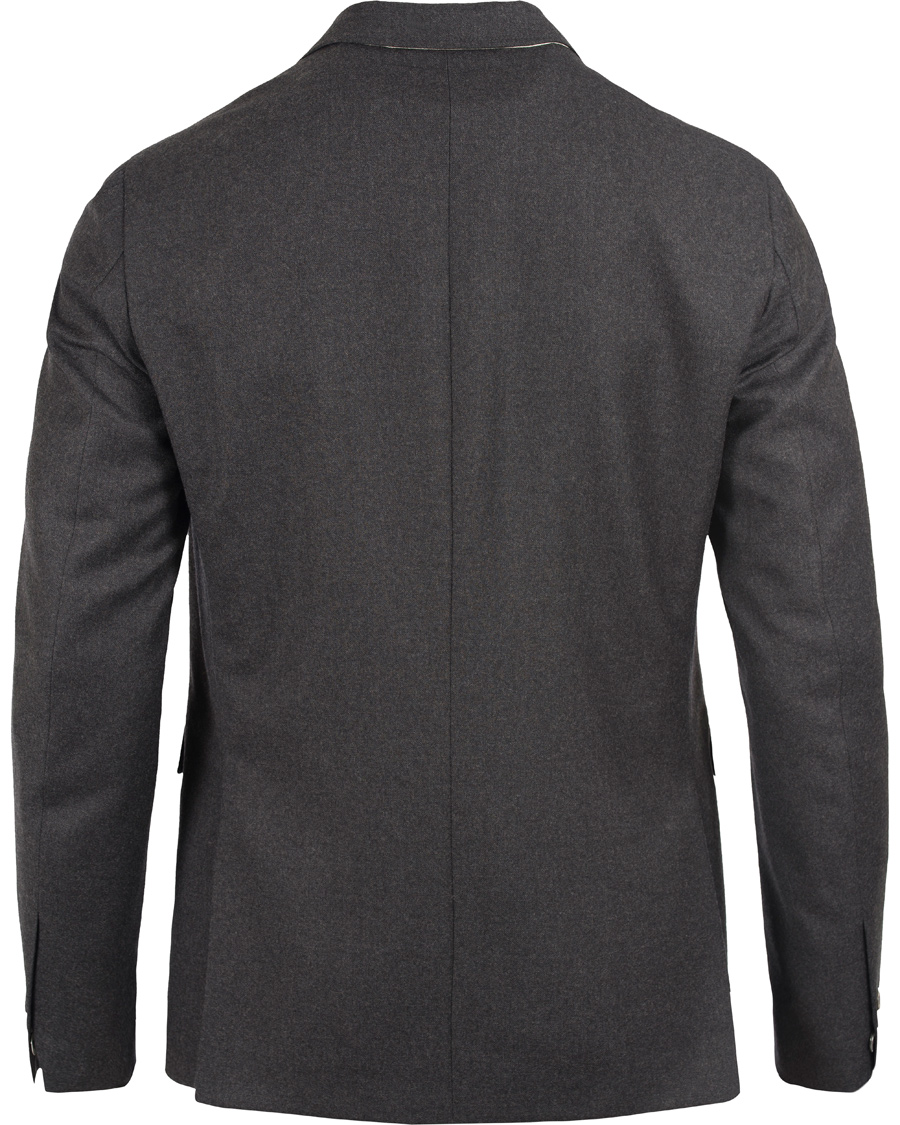 Herre | Dressjakker | GANT Rugger | The Luxe Flannel Blazer Graphite Melange