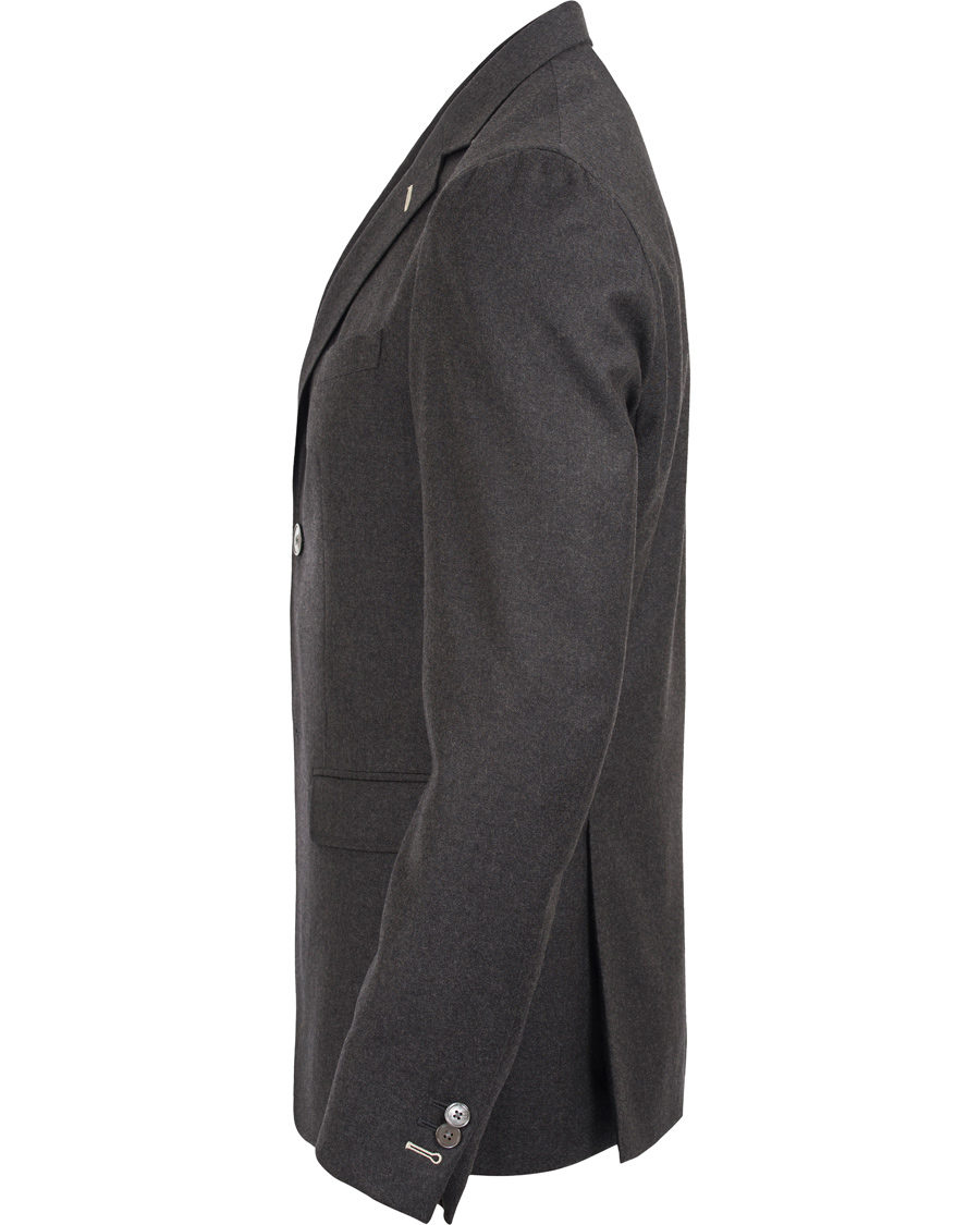 Herre | Dressjakker | GANT Rugger | The Luxe Flannel Blazer Graphite Melange